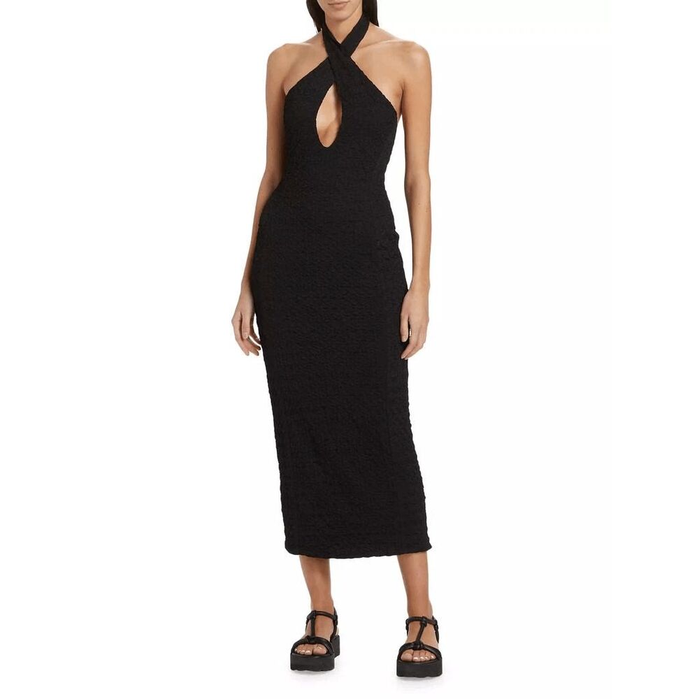 LaMarque Milca Textured Keyhole Dress Size Small $195
